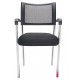 Jupiter Mesh Back Chrome Frame Meeting Chairs 